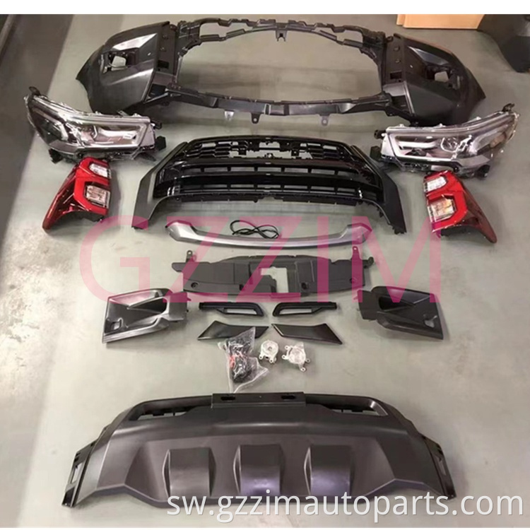 Kwa vifaa vya mwili vya Hilux/Revo gari kwa 2016-2020 Hilux Uboreshaji hadi 2022 ROCCO GR